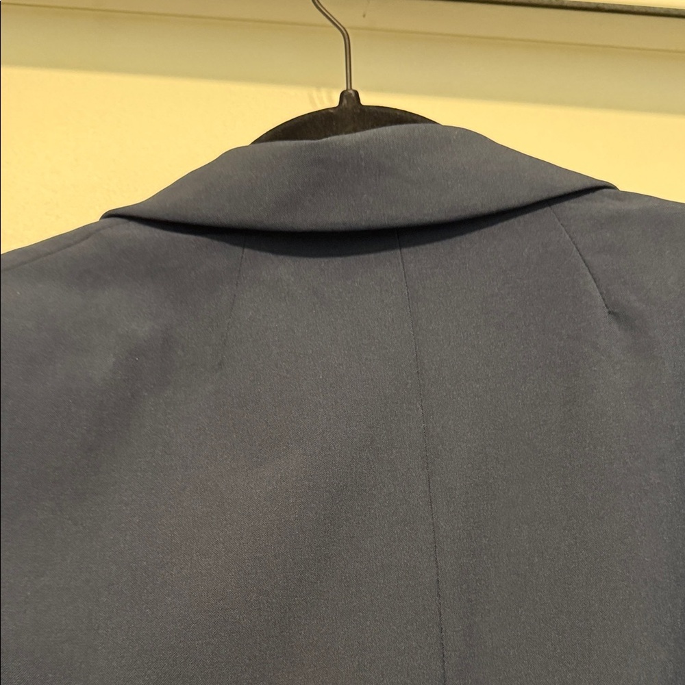 Banana Republic Dark Blue Women's Blazer Minimalist Classy with Lining Size 12 - Picture 11 of 13